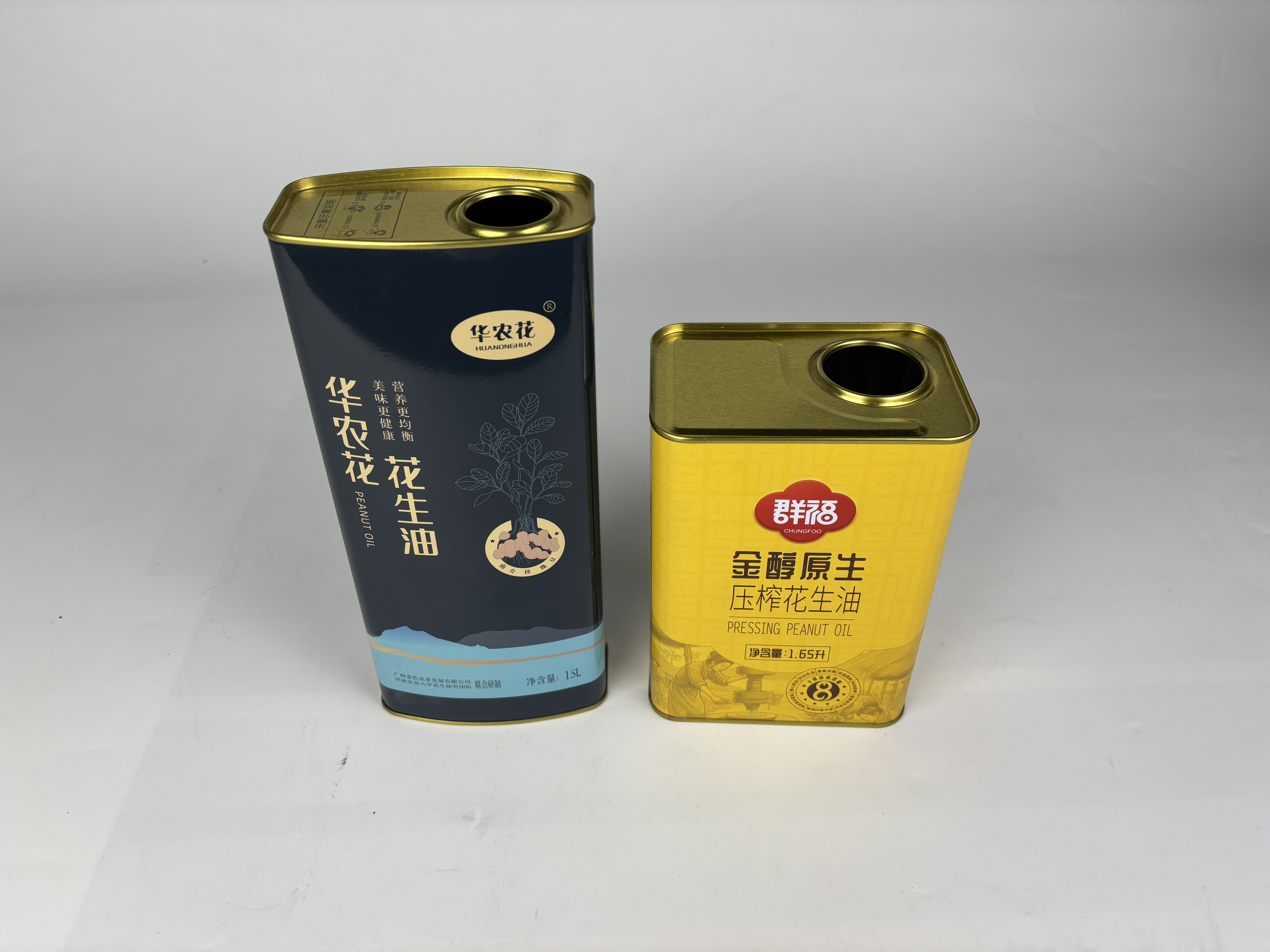 廣東花生油鐵罐  花生油用什么包裝好？